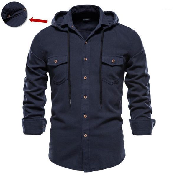 men's casual shirts men solid color 100% cotton quality shirt for spring and autumn hoodied long sleeve, White;black
men's casual shirts men solid color 100% cotton quality shirt for spring and autumn hoodied long sleeve, White;black