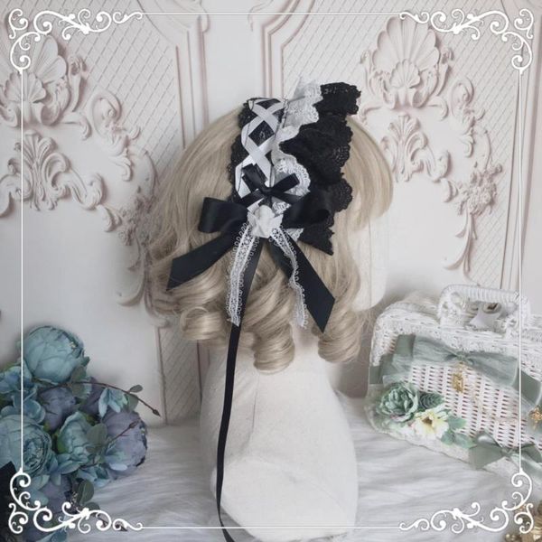 other event & party supplies original lolita hair band black and white accessories style dark bow headdress
other event & party supplies original lolita hair band black and white accessories style dark bow headdress