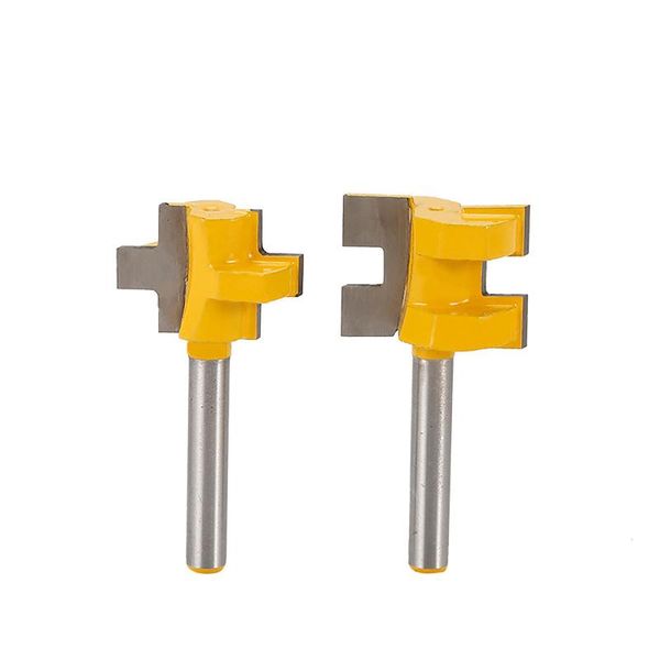 party favor products easy tongue groove joint bits 2pcs router woodworking tool 1/4in household items small
party favor products easy tongue groove joint bits 2pcs router woodworking tool 1/4in household items small