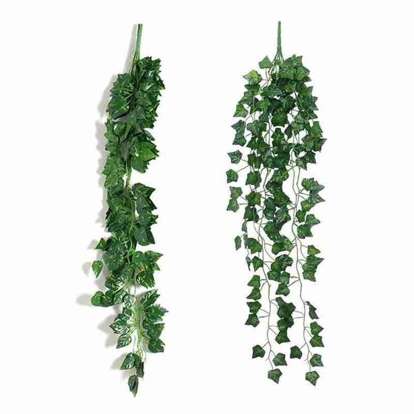 2pcs artificial fake hanging vine plant leaves garland home decoration green plants leaf wall garland garden decoration
2pcs artificial fake hanging vine plant leaves garland home decoration green plants leaf wall garland garden decoration