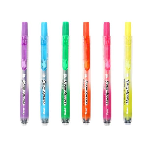 gel pens 1 piece pentel handy line s highligter marker 4.0mm retractable refillable blue/violet/orange/yellow/pink/green sxs15
gel pens 1 piece pentel handy line s highligter marker 4.0mm retractable refillable blue/violet/orange/yellow/pink/green sxs15