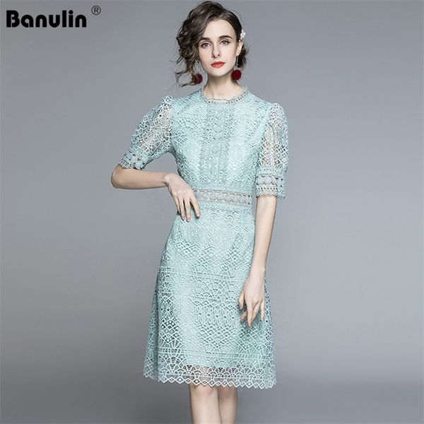 banulin 2012 summer runway floral embroidery hollow out lace dress women ruffles o-neck short sleeve casual bodycon 210603, Black;gray
banulin 2012 summer runway floral embroidery hollow out lace dress women ruffles o-neck short sleeve casual bodycon 210603, Black;gray
