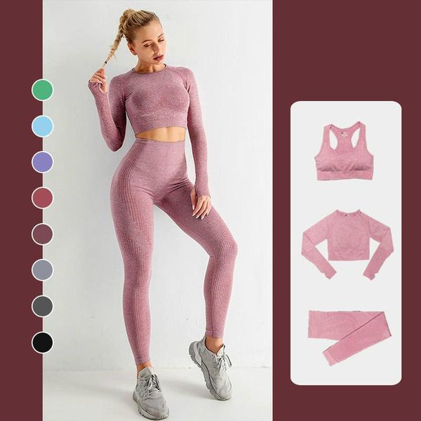 yoga outfits 3pcs sets women gym clothes seamless set workout sportswear clothing high waist leggings solid sleep wear, White;red
yoga outfits 3pcs sets women gym clothes seamless set workout sportswear clothing high waist leggings solid sleep wear, White;red