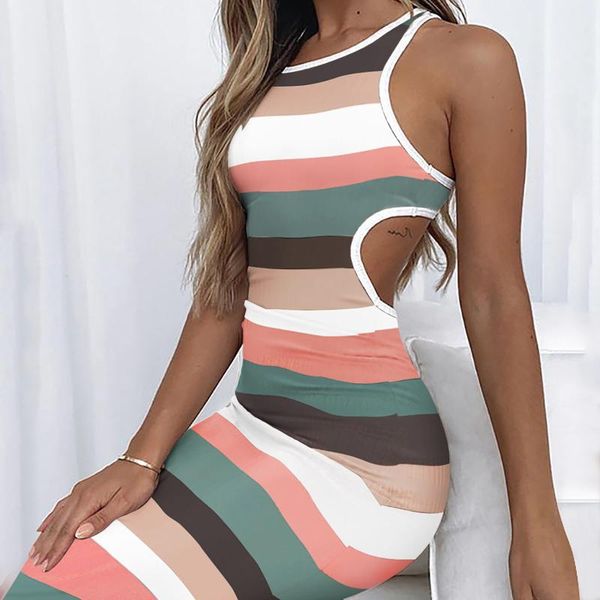 casual dresses 2021 women's dress summer waist tight-fitting halter mid-length backless round neck tight mid, Black;gray
casual dresses 2021 women's dress summer waist tight-fitting halter mid-length backless round neck tight mid, Black;gray