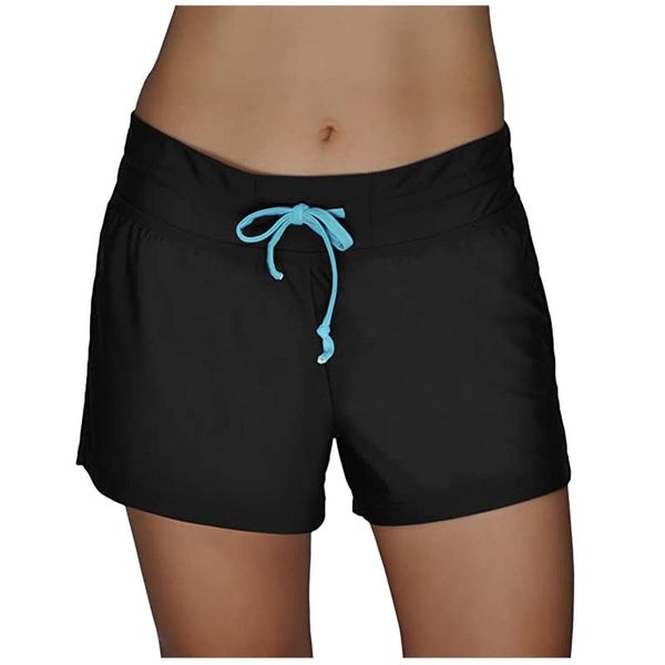 women's shorts mid rise solid color fashion ladies drawstring pockets short pants summer sports streetwear plus size, White;black
women's shorts mid rise solid color fashion ladies drawstring pockets short pants summer sports streetwear plus size, White;black
