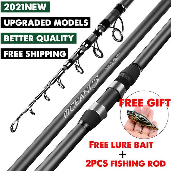 2pcs spinning fishing rods,ultra-light long ssea pole,2.4m~5.4m high carbon fiber portable carp rod fish tackle
2pcs spinning fishing rods,ultra-light long ssea pole,2.4m~5.4m high carbon fiber portable carp rod fish tackle