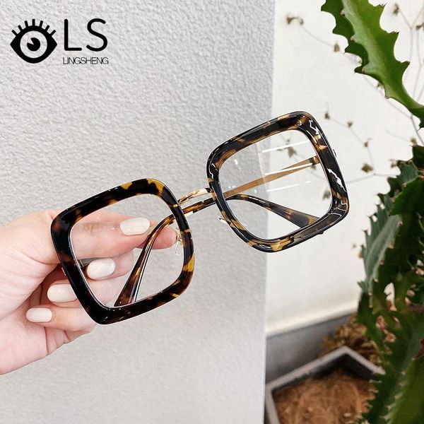 fashion sunglasses frames ls big frame square anti-blue light glasses oversized computer eyewear women&men optical eyeglasses yg153, Black 
fashion sunglasses frames ls big frame square anti-blue light glasses oversized computer eyewear women&men optical eyeglasses yg153, Black