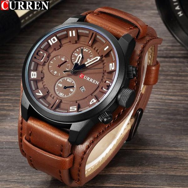 wristwatches watches curren men watch leather fashion quartz-watch casual sports wristwatch date clock relojes drop 8225, Slivery;brown
wristwatches watches curren men watch leather fashion quartz-watch casual sports wristwatch date clock relojes drop 8225, Slivery;brown