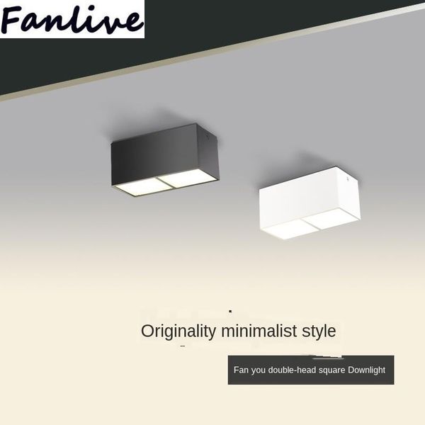 10pcs ac85-265v led bright rectangular mini double head nordic square 2*7w downlight simple home background wall l
10pcs ac85-265v led bright rectangular mini double head nordic square 2*7w downlight simple home background wall l