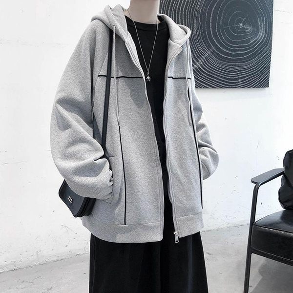 men's hoodies & sweatshirts korean autumn cardigan hoodie fashion solid color casual hooded sweatshirt men streetwear loose hip-hop zip, Black
men's hoodies & sweatshirts korean autumn cardigan hoodie fashion solid color casual hooded sweatshirt men streetwear loose hip-hop zip, Black