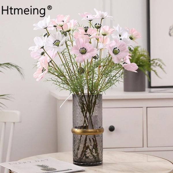 decorative flowers & wreaths 3 heads silk field cosmos artificial gesanghua daisy fake gerbera bouquet for wedding room decoration
decorative flowers & wreaths 3 heads silk field cosmos artificial gesanghua daisy fake gerbera bouquet for wedding room decoration