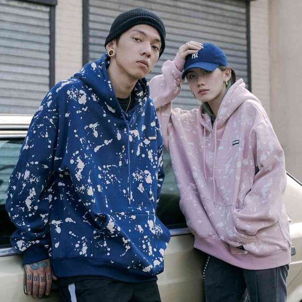 vegorrs fashion brand ins tie dyed splash ink sweater men's street hip hop loose and versatile couple hoodie, Black
vegorrs fashion brand ins tie dyed splash ink sweater men's street hip hop loose and versatile couple hoodie, Black