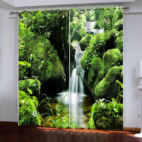 curtain & drapes 3d window green creek landscape print luxury blackout for modern living room curtains
curtain & drapes 3d window green creek landscape print luxury blackout for modern living room curtains