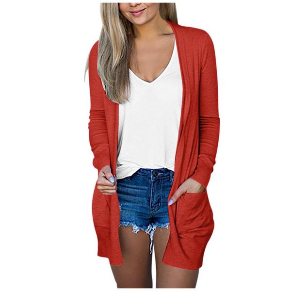 women's blouses & shirts solid women cardigans long sleeve loose mid length knittwear casual sweater cardigan female thin knitted coat, White
women's blouses & shirts solid women cardigans long sleeve loose mid length knittwear casual sweater cardigan female thin knitted coat, White