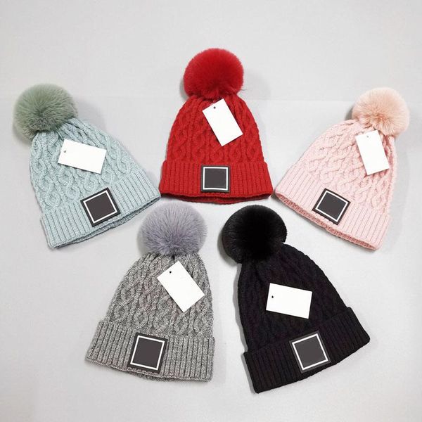 designer fashion brand 5colors women winter knitted beanie faux fur cap pom ball crochet hats hat skully warm ski trendy soft thick caps, Blue;gray
designer fashion brand 5colors women winter knitted beanie faux fur cap pom ball crochet hats hat skully warm ski trendy soft thick caps, Blue;gray