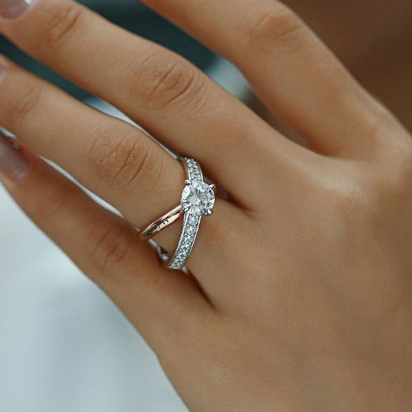 wedding rings trendy female white crystal stone ring rose gold silver color cross for women dainty round zircon engagement, Slivery;golden
wedding rings trendy female white crystal stone ring rose gold silver color cross for women dainty round zircon engagement, Slivery;golden