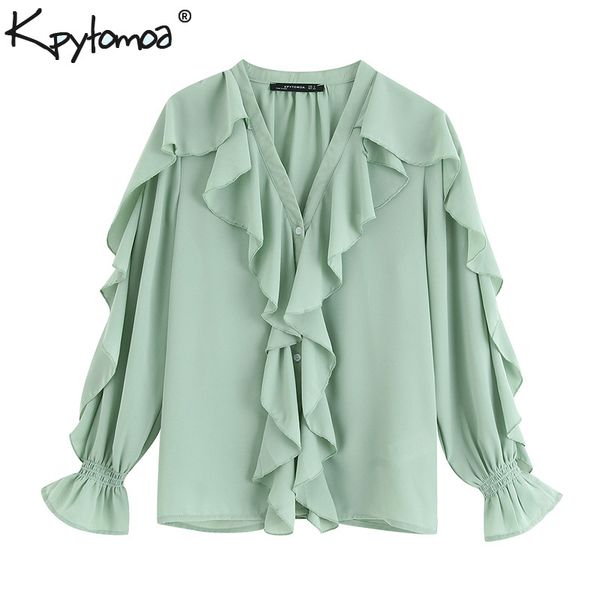 vintage stylish ruffled chiffon stylish women blouses fashion v neck long sleeve ladies shirts casual blusas mujer 210225, White
vintage stylish ruffled chiffon stylish women blouses fashion v neck long sleeve ladies shirts casual blusas mujer 210225, White