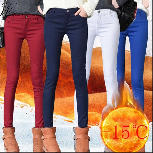 high waist warm winter jeans women mom size white denim pants candy colors skinny jeans push up female thicken trousers, Black;white
high waist warm winter jeans women mom size white denim pants candy colors skinny jeans push up female thicken trousers, Black;white