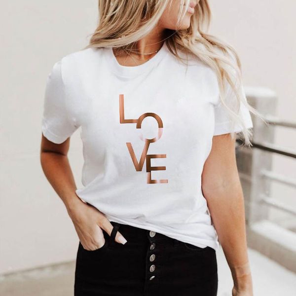 women's t-shirt luslos 2021 women summer casual t shirts short sleeve love geometry print vogue aesthetics tshirts tees korean style, White
women's t-shirt luslos 2021 women summer casual t shirts short sleeve love geometry print vogue aesthetics tshirts tees korean style, White