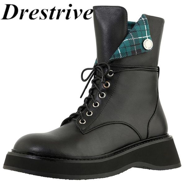 boots drestrive woman ankle boot cow leather round toe low heel platform cross tied lace up 2021 winter shoes genuine black
boots drestrive woman ankle boot cow leather round toe low heel platform cross tied lace up 2021 winter shoes genuine black