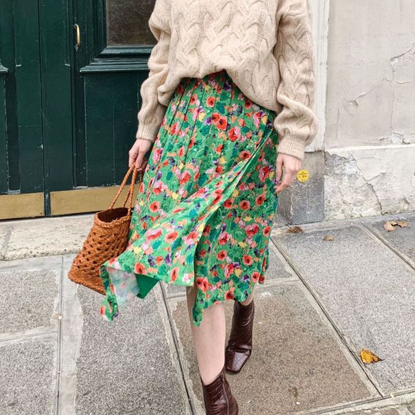 2021 new outono e inverno longa feminina pequeno fresco floral impresso zper split lady midi saia 0mg8, Black
2021 new outono e inverno longa feminina pequeno fresco floral impresso zper split lady midi saia 0mg8, Black