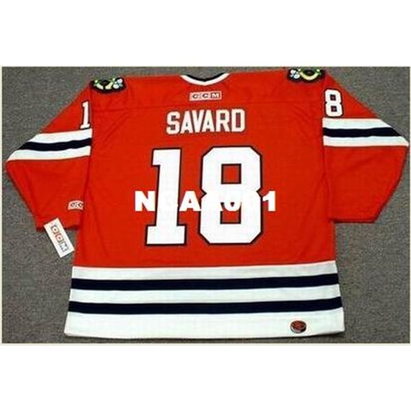 001s #18 denis savard chicago blackhawks ccm retro away hockey jersey or custom any name or number retro jersey, Black
001s #18 denis savard chicago blackhawks ccm retro away hockey jersey or custom any name or number retro jersey, Black