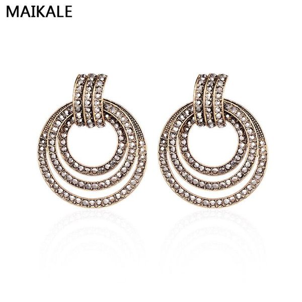 stud maikale vintage earrings round gold black metal exaggerated rhinestone for women send friend gifts, Golden;silver
stud maikale vintage earrings round gold black metal exaggerated rhinestone for women send friend gifts, Golden;silver