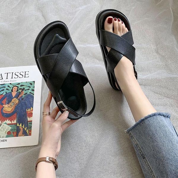 sandals nice casual and comfortable college wind non-slip wear-resistant beach summer women's wild thick-soled slippers, Black
sandals nice casual and comfortable college wind non-slip wear-resistant beach summer women's wild thick-soled slippers, Black