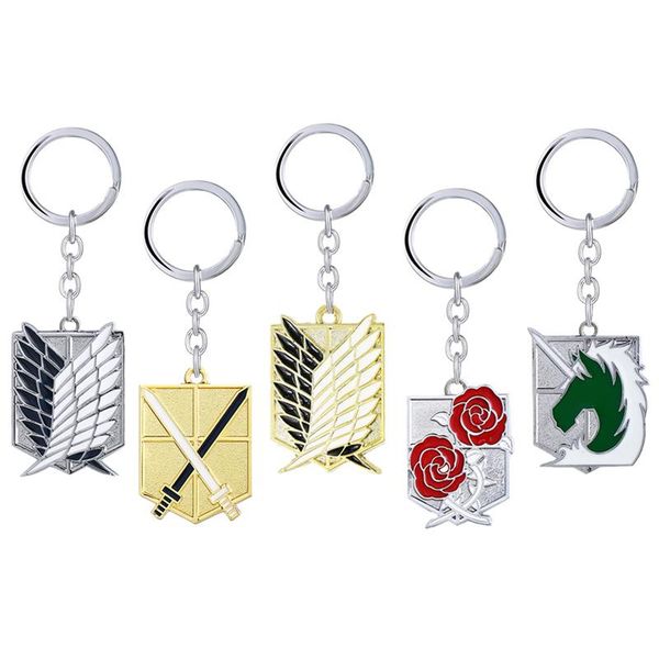 keychains anime attack on titan cosplay keychain llaveros wings shingeki key chain rings car bag holder accessories, Silver
keychains anime attack on titan cosplay keychain llaveros wings shingeki key chain rings car bag holder accessories, Silver