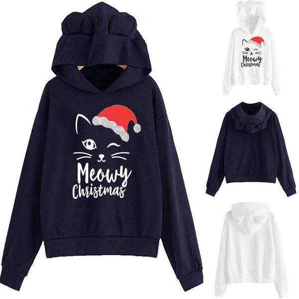 aesthetic hoodies women cat christmas print hooded long sleeves sweatshirt winter clothes women sudadera mujer, Black
aesthetic hoodies women cat christmas print hooded long sleeves sweatshirt winter clothes women sudadera mujer, Black