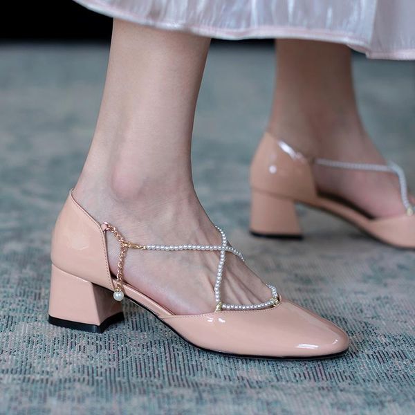 dress shoes 2021 summer sweet and gentle baotou single women beaded thick heel fairy wind high heels z805, Black
dress shoes 2021 summer sweet and gentle baotou single women beaded thick heel fairy wind high heels z805, Black