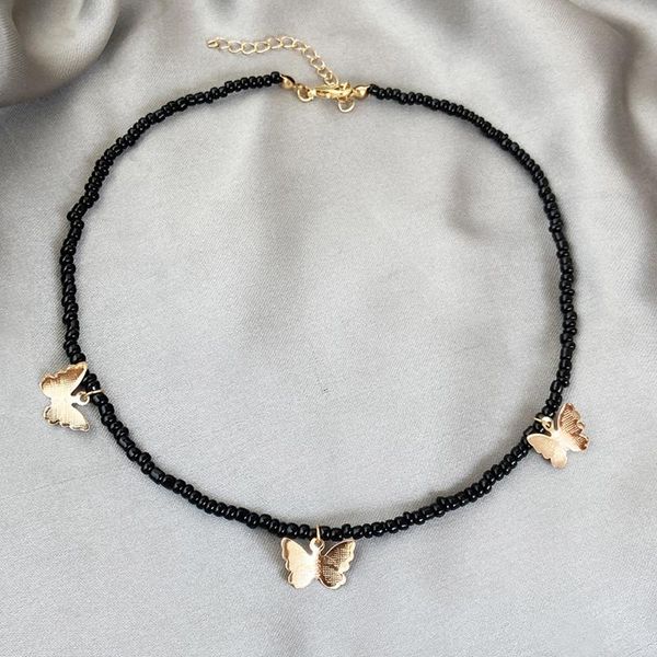 pendant necklaces vintage rice beads clavicle chain necklace for women girls butterfly trendy statement collar jewelry gifts, Silver
pendant necklaces vintage rice beads clavicle chain necklace for women girls butterfly trendy statement collar jewelry gifts, Silver