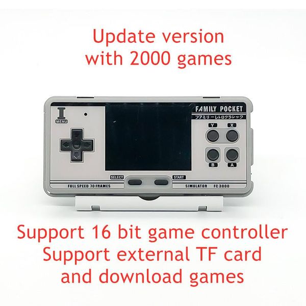 new fc3000 classic handheld game console support 8 simulator with 2000 games video tv out older retro game player children gifts
new fc3000 classic handheld game console support 8 simulator with 2000 games video tv out older retro game player children gifts