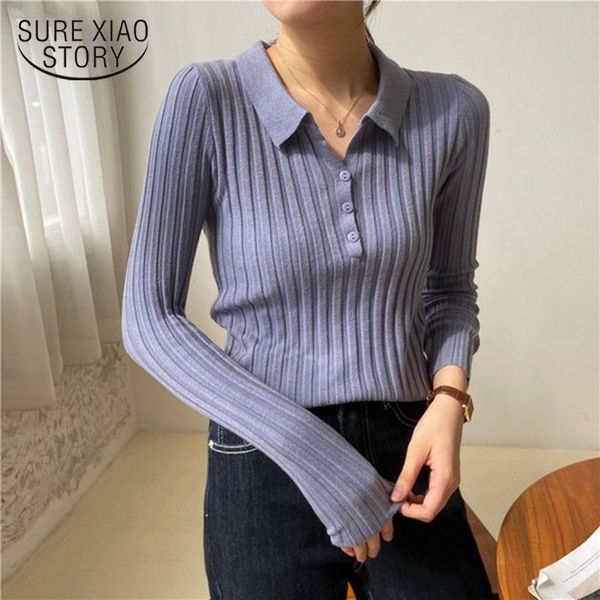 women's sweaters 2021 autumn and winter lapel knitted female long sleeve single-breasted pullover korean slim knitwear 11320, White;black
women's sweaters 2021 autumn and winter lapel knitted female long sleeve single-breasted pullover korean slim knitwear 11320, White;black