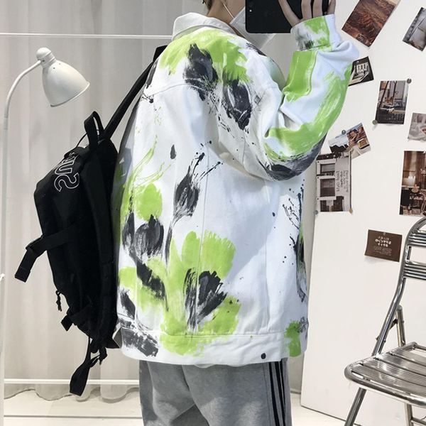 2021 tie-dye denim men's fashion printing casual graffiti jackets mens streetwear hip-hop bomber jacket men s-xl 01pu, Black;brown
2021 tie-dye denim men's fashion printing casual graffiti jackets mens streetwear hip-hop bomber jacket men s-xl 01pu, Black;brown