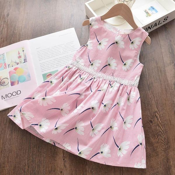 girl's dresses girl princess dress 2021 summer flower print children clothes sleeveless cotton kids vestidos casual baby girls costume, Red;yellow
girl's dresses girl princess dress 2021 summer flower print children clothes sleeveless cotton kids vestidos casual baby girls costume, Red;yellow