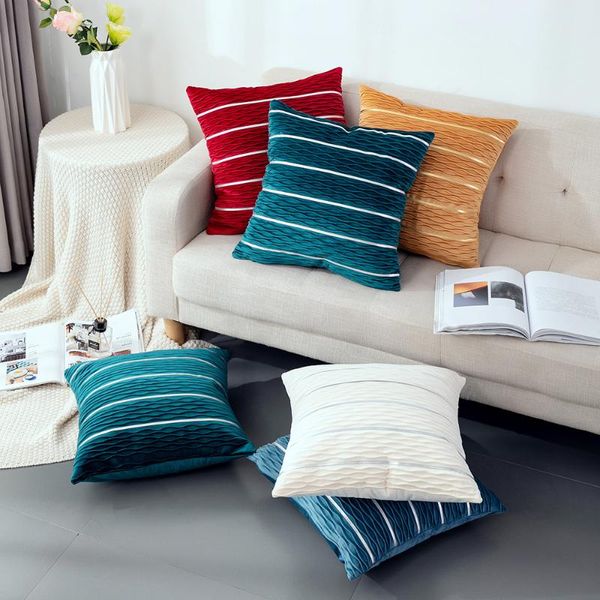 cushion/decorative pillow velvet decorative cushion cover 45*45cm striped pillowcase throw pillows for home sofa seat chair decor
cushion/decorative pillow velvet decorative cushion cover 45*45cm striped pillowcase throw pillows for home sofa seat chair decor