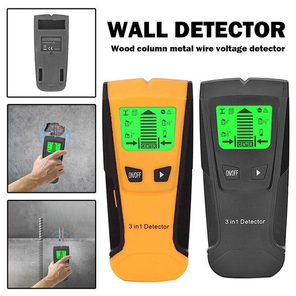 3 in 1 metal detector find metal wood studs ac voltage live wire detect wall scanner electric box finder wall detector 1pcs
3 in 1 metal detector find metal wood studs ac voltage live wire detect wall scanner electric box finder wall detector 1pcs