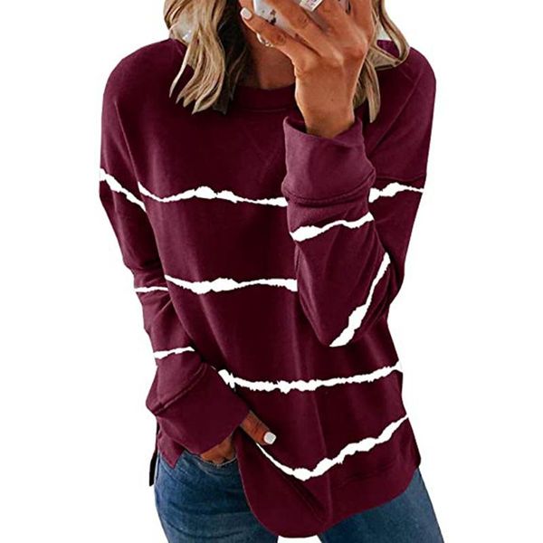 women's hoodies & sweatshirts autumn striped sweatshirt women long sleeve casual clothing pullovers fall loose female, Black
women's hoodies & sweatshirts autumn striped sweatshirt women long sleeve casual clothing pullovers fall loose female, Black