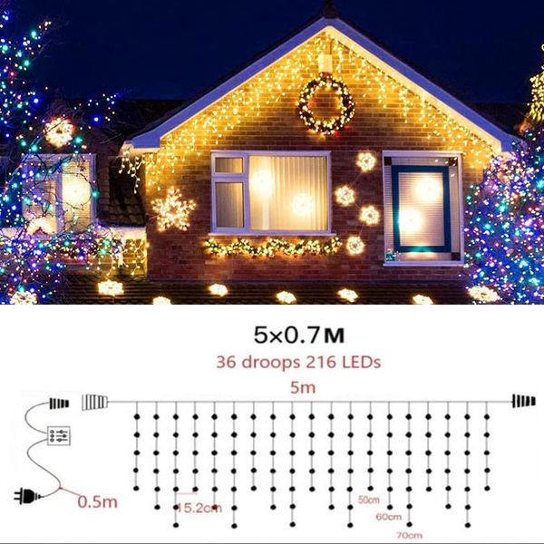 strings icicle lights outdoor year garland winter house home decoration 15m 20m fairy antie waterproof christmas festoon
strings icicle lights outdoor year garland winter house home decoration 15m 20m fairy antie waterproof christmas festoon
