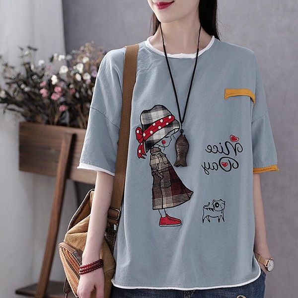 women's t-shirt 100% cotton t shirt woman summer o neck short sleeve 2021 fashion women shirts korean style plus size, White
women's t-shirt 100% cotton t shirt woman summer o neck short sleeve 2021 fashion women shirts korean style plus size, White