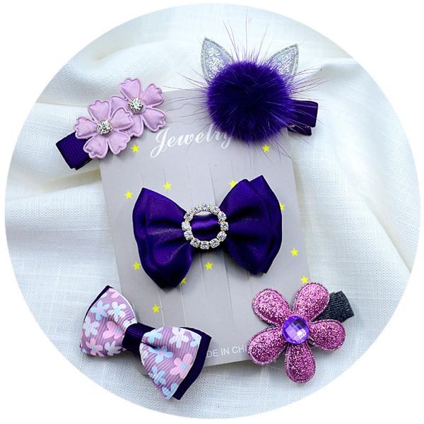 hair accessories 5pcs/set children bow hairpins colorful girls kids barrettes cute sweet princess clips headwear, Slivery;white
hair accessories 5pcs/set children bow hairpins colorful girls kids barrettes cute sweet princess clips headwear, Slivery;white