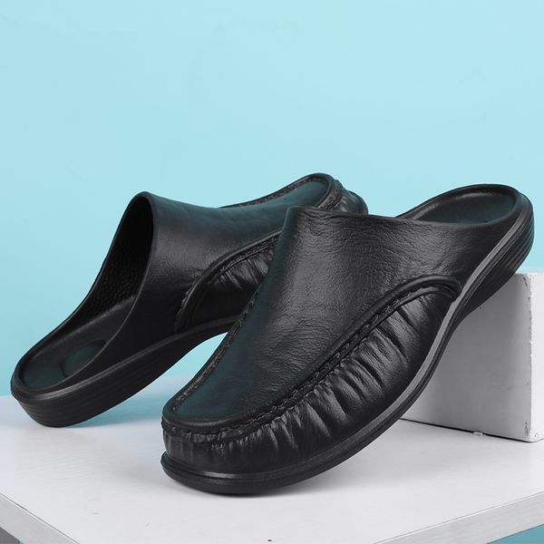 summer mens slippers flip flops quick dry casual shoes outdoor sandal beach non-slip sleepers home mules rubber slipper for men, Black
summer mens slippers flip flops quick dry casual shoes outdoor sandal beach non-slip sleepers home mules rubber slipper for men, Black