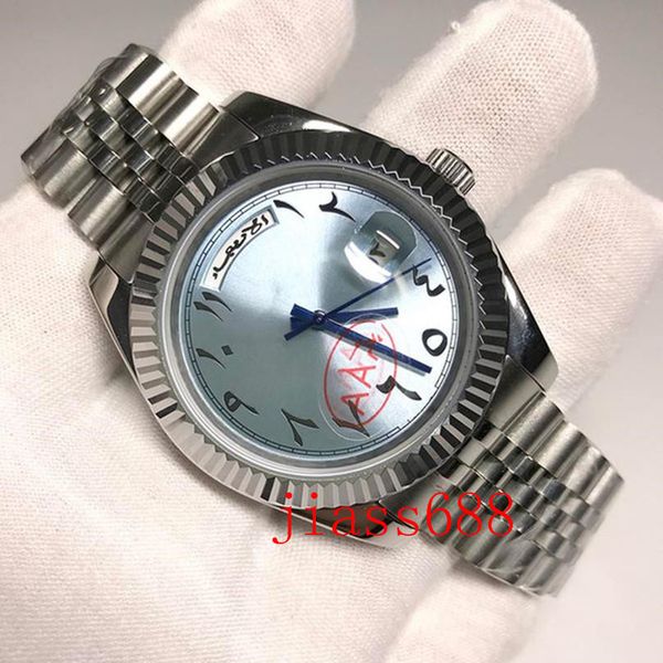 good men's sport watch 18k daydate series 40mm gold dial 2813 automatic movement sapphire original clasp, Slivery;brown
good men's sport watch 18k daydate series 40mm gold dial 2813 automatic movement sapphire original clasp, Slivery;brown