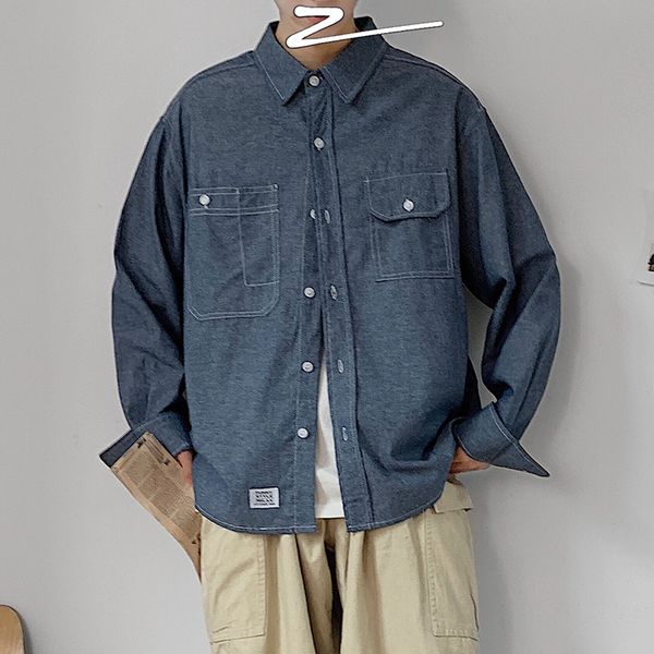 new 2021 men's oversized denim shirts mens fashion cotton blouse 5xl oversize long sleeves shirt for men man clothing casual 41dy, White;black
new 2021 men's oversized denim shirts mens fashion cotton blouse 5xl oversize long sleeves shirt for men man clothing casual 41dy, White;black