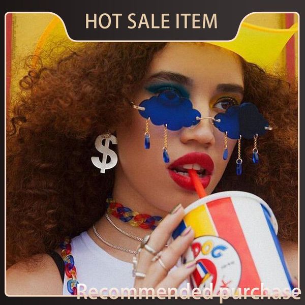 vintage women frameless uv400 sunglasses sunglasses men tassel punk trendy glasses rimless shades steampunk clouds zuee oculos okpjv suvmo, White;black
vintage women frameless uv400 sunglasses sunglasses men tassel punk trendy glasses rimless shades steampunk clouds zuee oculos okpjv suvmo, White;black