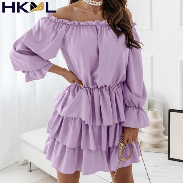 casual dresses women dress ruffle pleated off shoulder solid long sleeve a-line elegant 2021 spring autumn, Black;gray
casual dresses women dress ruffle pleated off shoulder solid long sleeve a-line elegant 2021 spring autumn, Black;gray