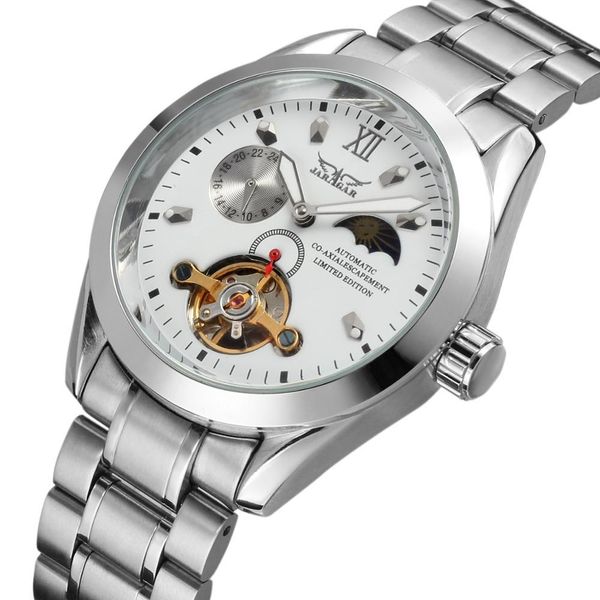 jaragar 2019 new luxury casual clock men automatic skeleton business mechanical, Slivery;brown
jaragar 2019 new luxury casual clock men automatic skeleton business mechanical, Slivery;brown