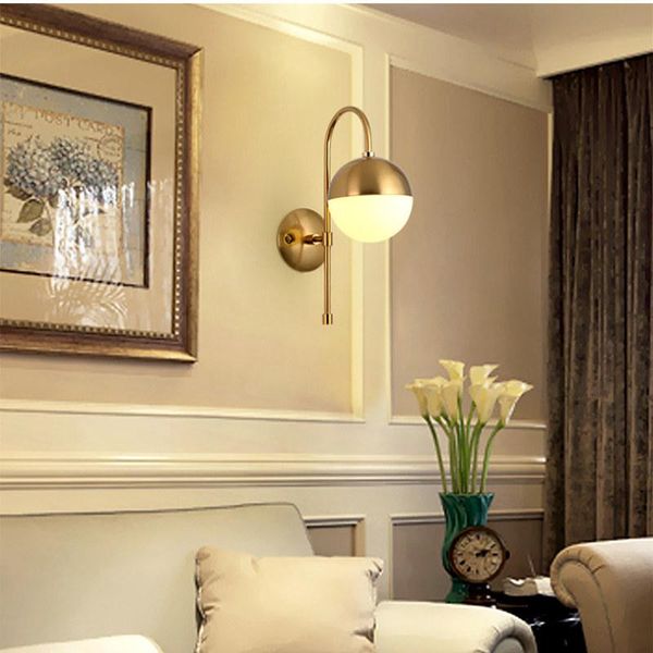 wall lamps nordic creative energy saving el bedside corridor gold color iron glass ball light shade indoor fashion creativity lamp
wall lamps nordic creative energy saving el bedside corridor gold color iron glass ball light shade indoor fashion creativity lamp