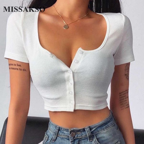 missakso summer women basic crop buttons streetwear short sleeve fashion female holiday slim solid black white shirt 210625
missakso summer women basic crop buttons streetwear short sleeve fashion female holiday slim solid black white shirt 210625